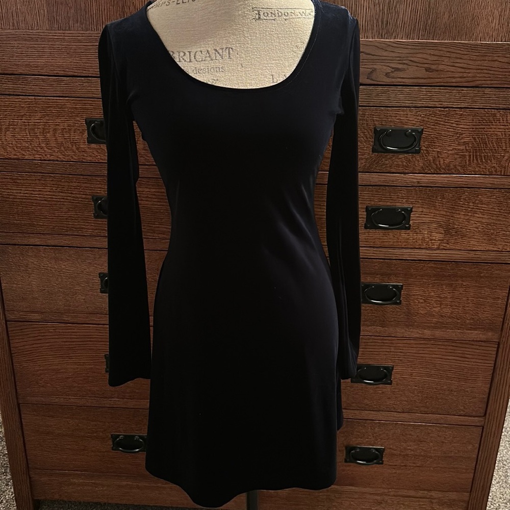 Velvet mini dress